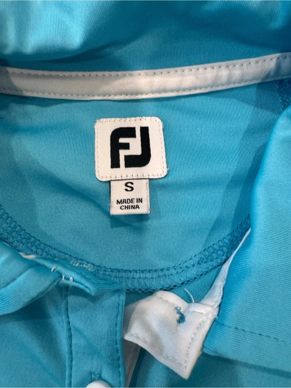 FootJoy Girls' Bright Turquoise Polo Shirt